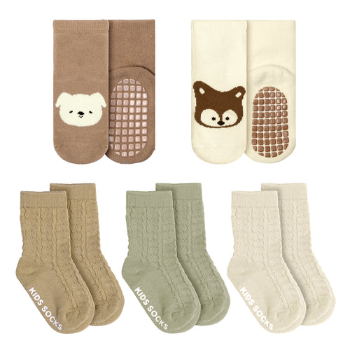 haakaa Anti-slip Sock Set - 5 Pack