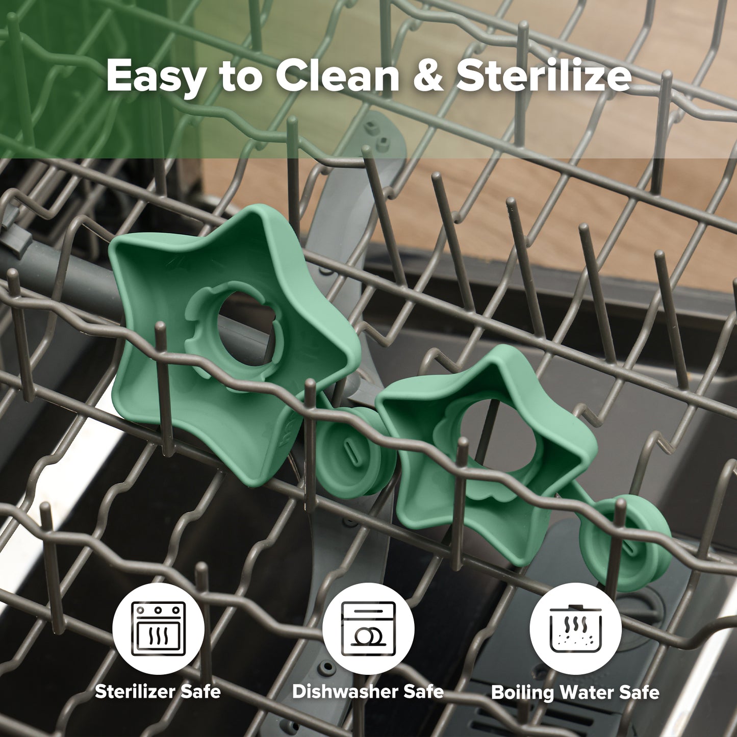 Silicone Star Ice Treat Holder Combo