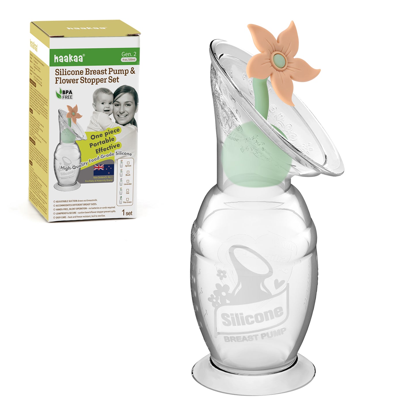 Generation 2 Breast Pump & Flower Stopper Gift Box