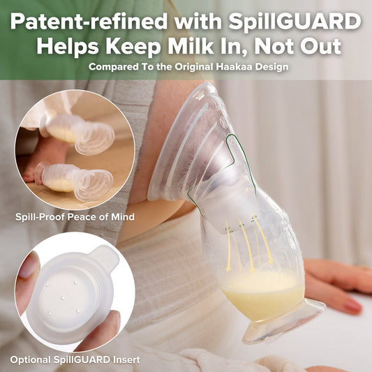 Gen. 2+ Silicone Manual Breast Pump + SpillGUARD Insert