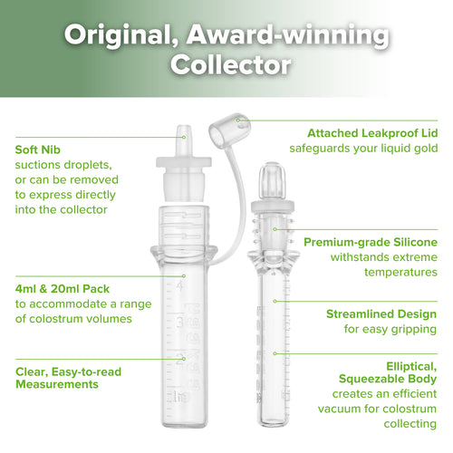 Colostrum Essentials Pack - 4ml Collector (6pcs) + 750ml Steriliser Bag + Ice Brick