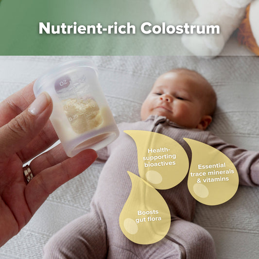 Silicone Colostrum Collector Measuring & Feeding Lidded Cup