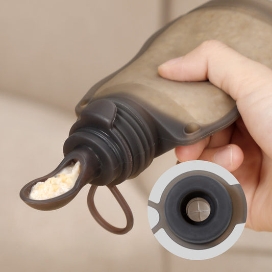 Silicone Pouch With Feeding Spoon (130ml).