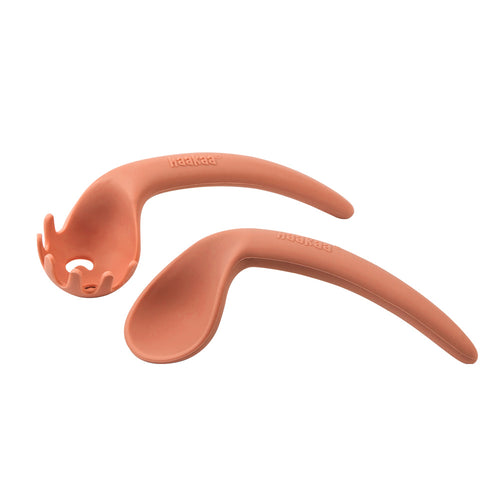 Silicone Self-Feeding Spoon Set