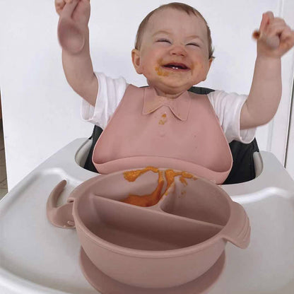 Silicone Divided Suction Bowl