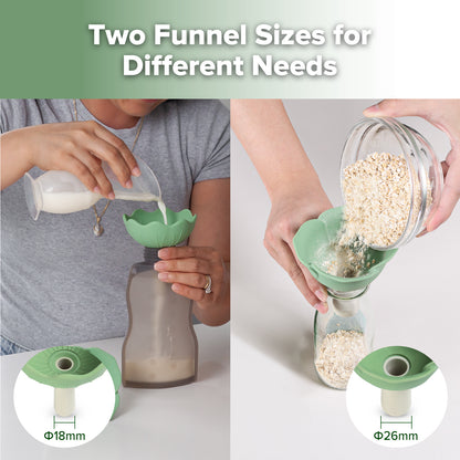 Silicone Flower Funnel Set