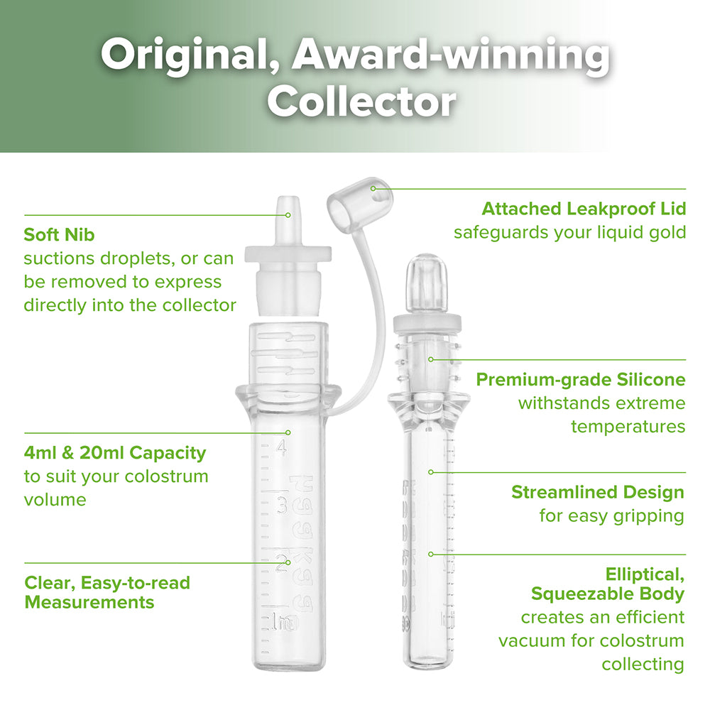 Silicone Colostrum Collector Set
