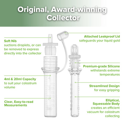 Silicone Colostrum Collector Set