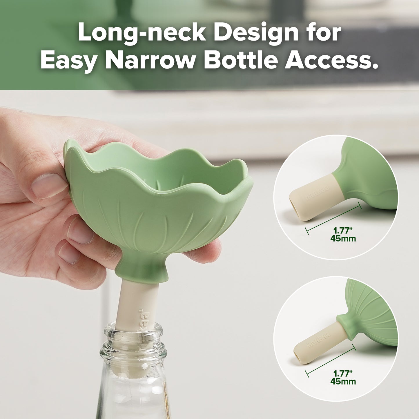 Silicone Flower Funnel Set