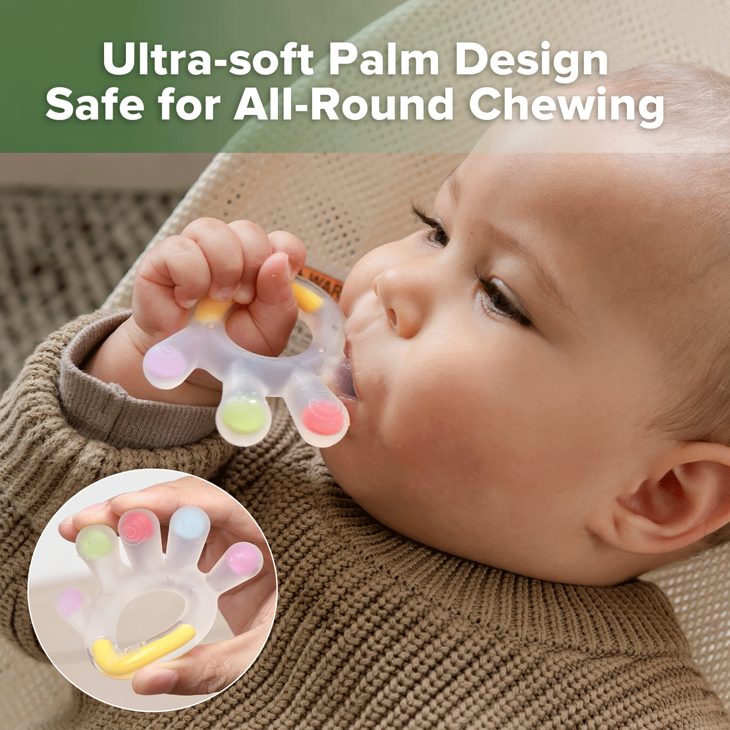 Silicone Palm Teether
