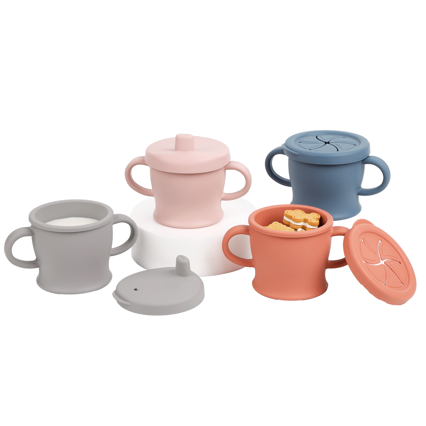 Silicone Sip-N-Snack Cup