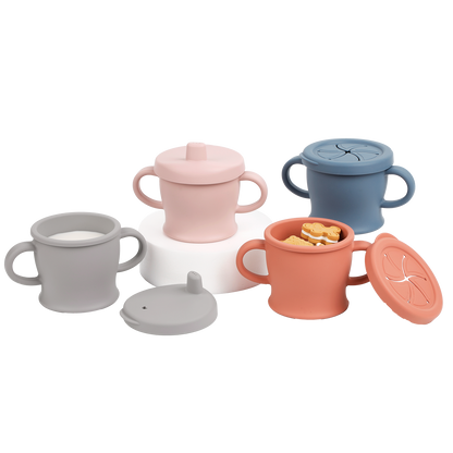 Silicone Sip-N-Snack Cup