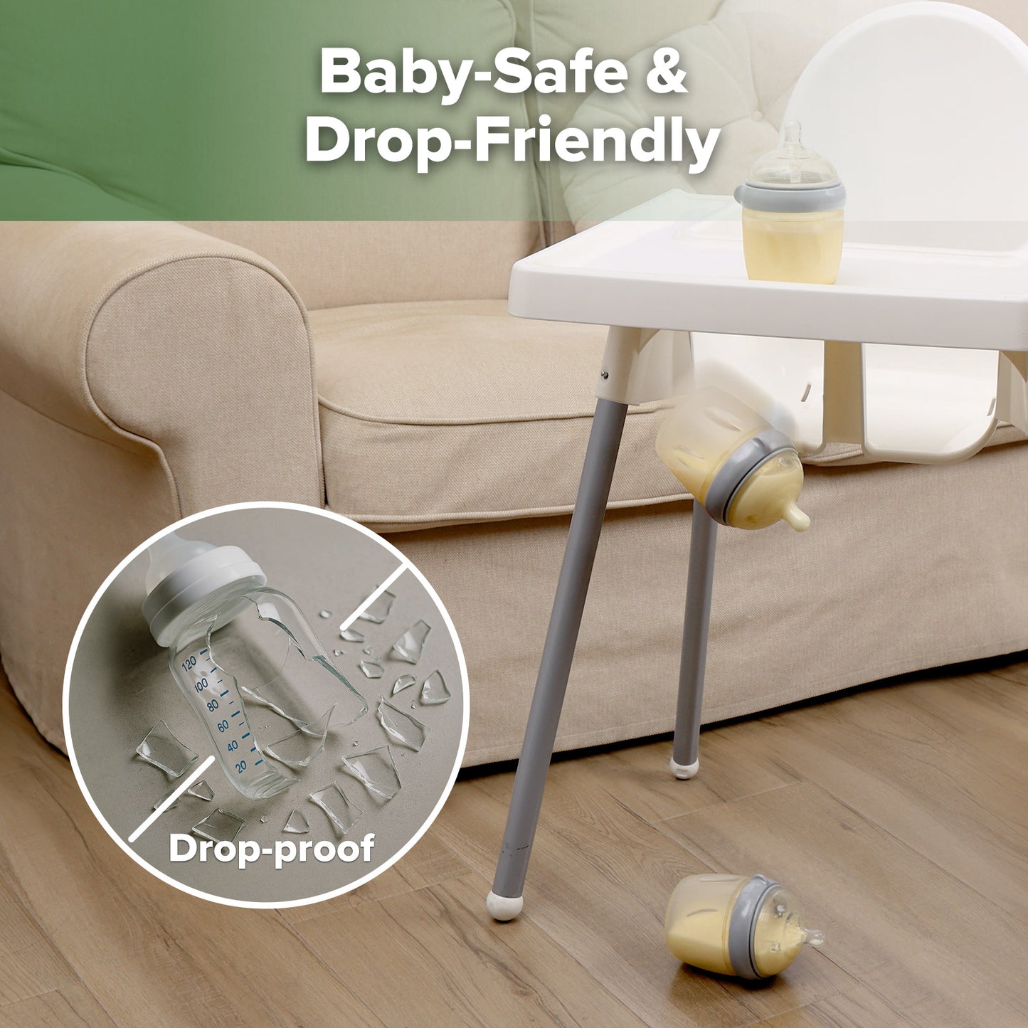 Generation 3 Silicone Baby Bottle (160ml | 250ml)