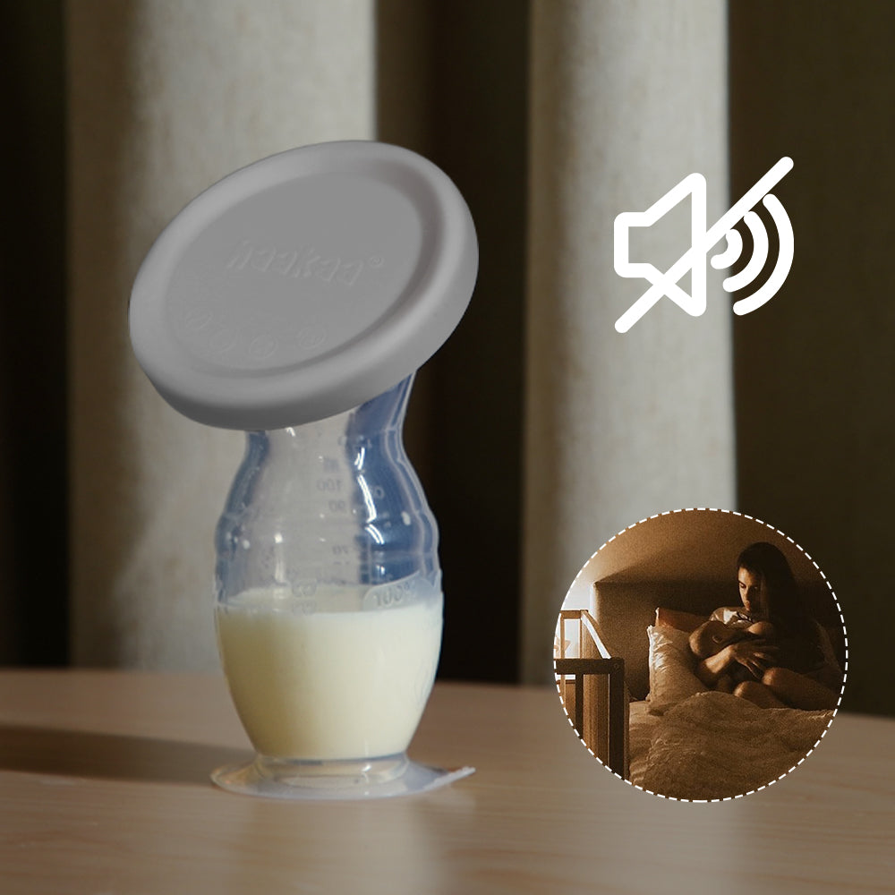 Generation 2 100/150ml Silicone Breast Pump with Suction Base & Silicone Cap Gift Box