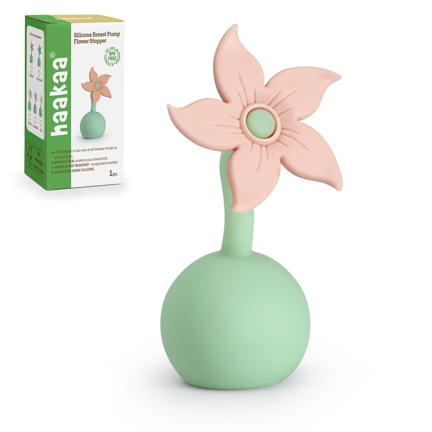 Silicone Breast Pump Flower Stopper