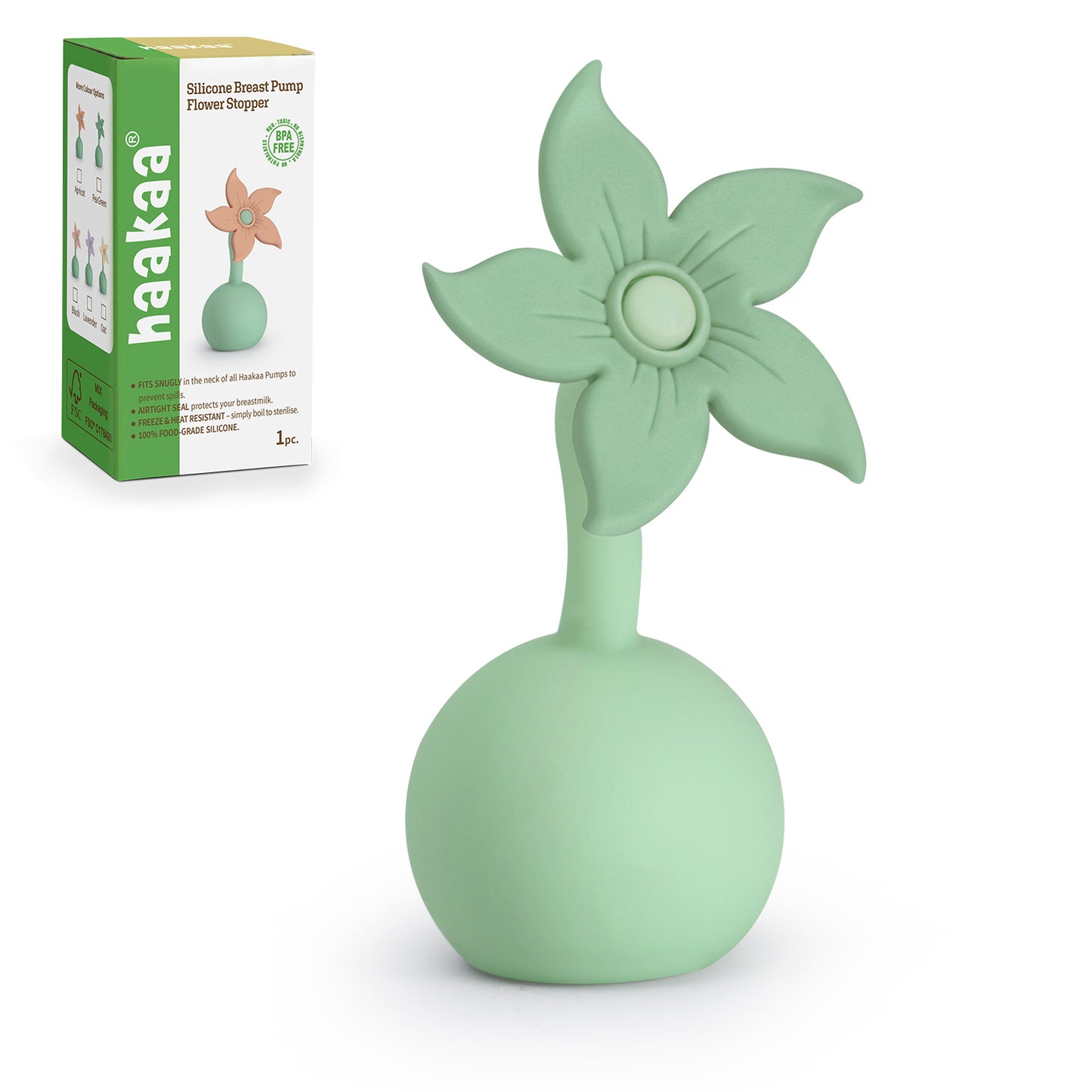 Silicone Breast Pump Flower Stopper