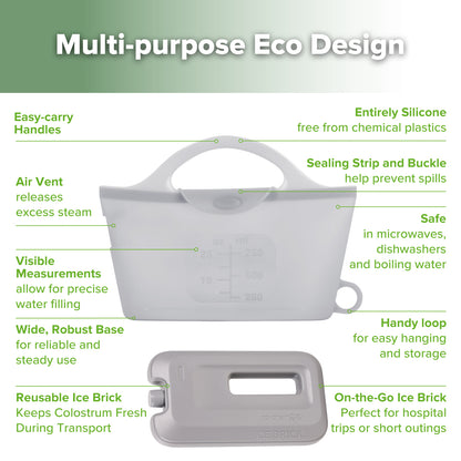 Silicone Colostrum Collector Set