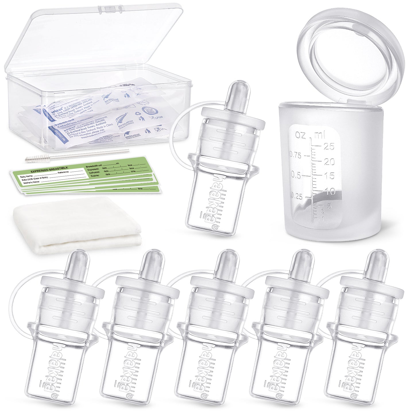 Silicone Colostrum Collector Set