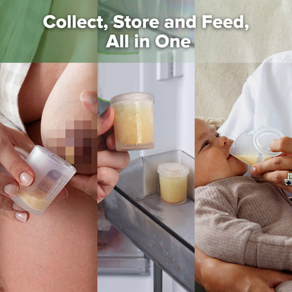 Silicone Colostrum Collector Measuring & Feeding Lidded Cup (Pre-sterilised)