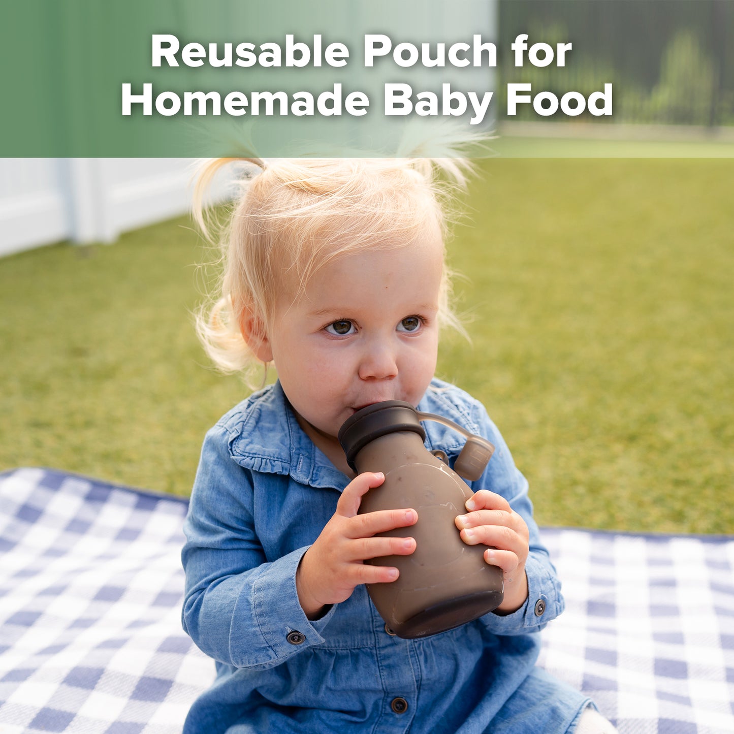 Hippo Wide Opening Silicone Goody Pouch - 260ml