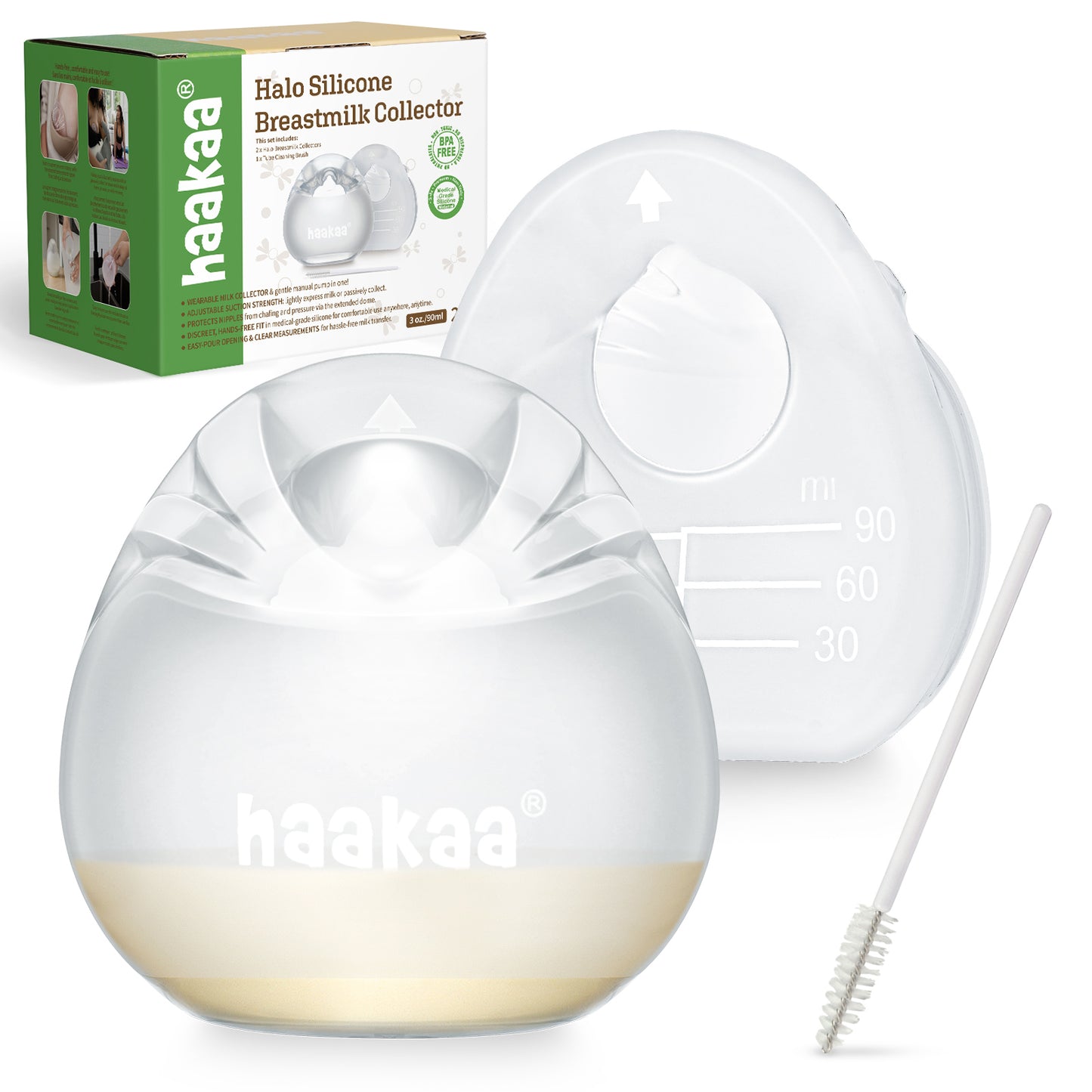 Halo Silicone Breastmilk Collector (90ml)