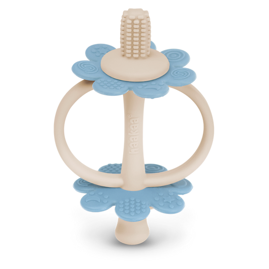 Silicone Twin Flower Teether