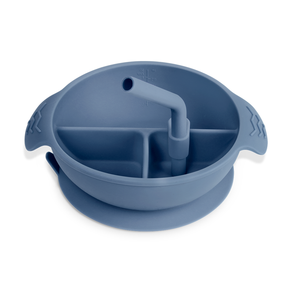 Silicone Divided Suction Bowl