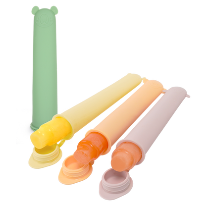 Silicone Ice Pop Mould Set (4 pcs)