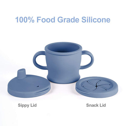 Silicone Sip-N-Snack Cup