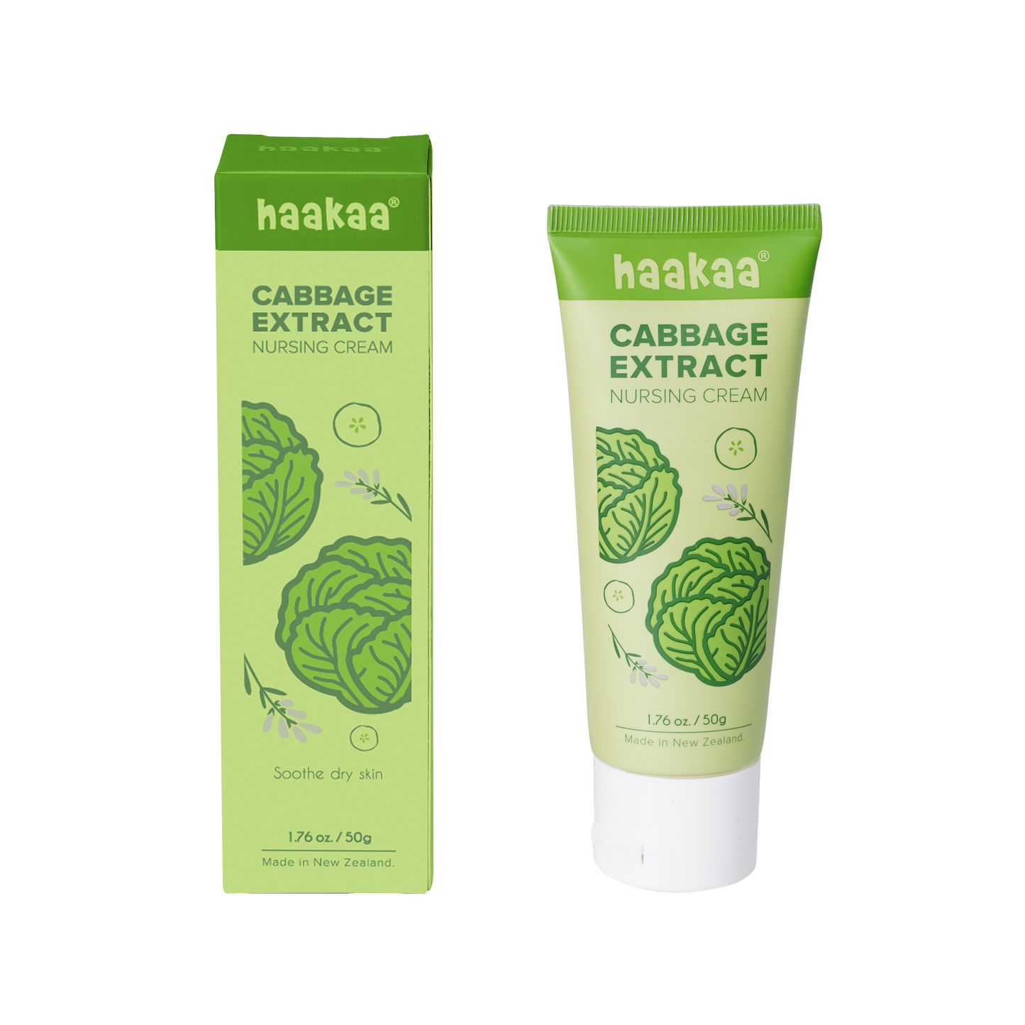 Cabbage Extract Nursing Cream 50g - NZ Made